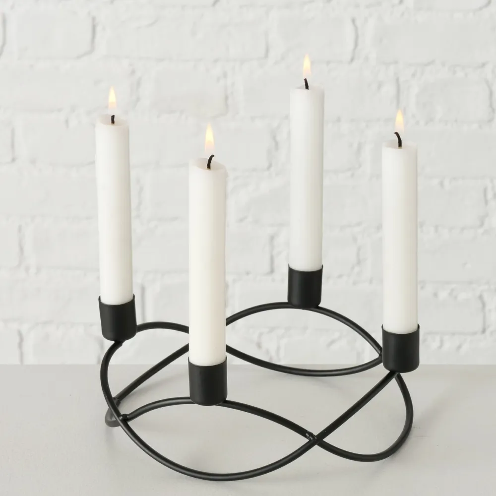 Boltze Weihnachtsdeko-Kerzenleuchter Avery