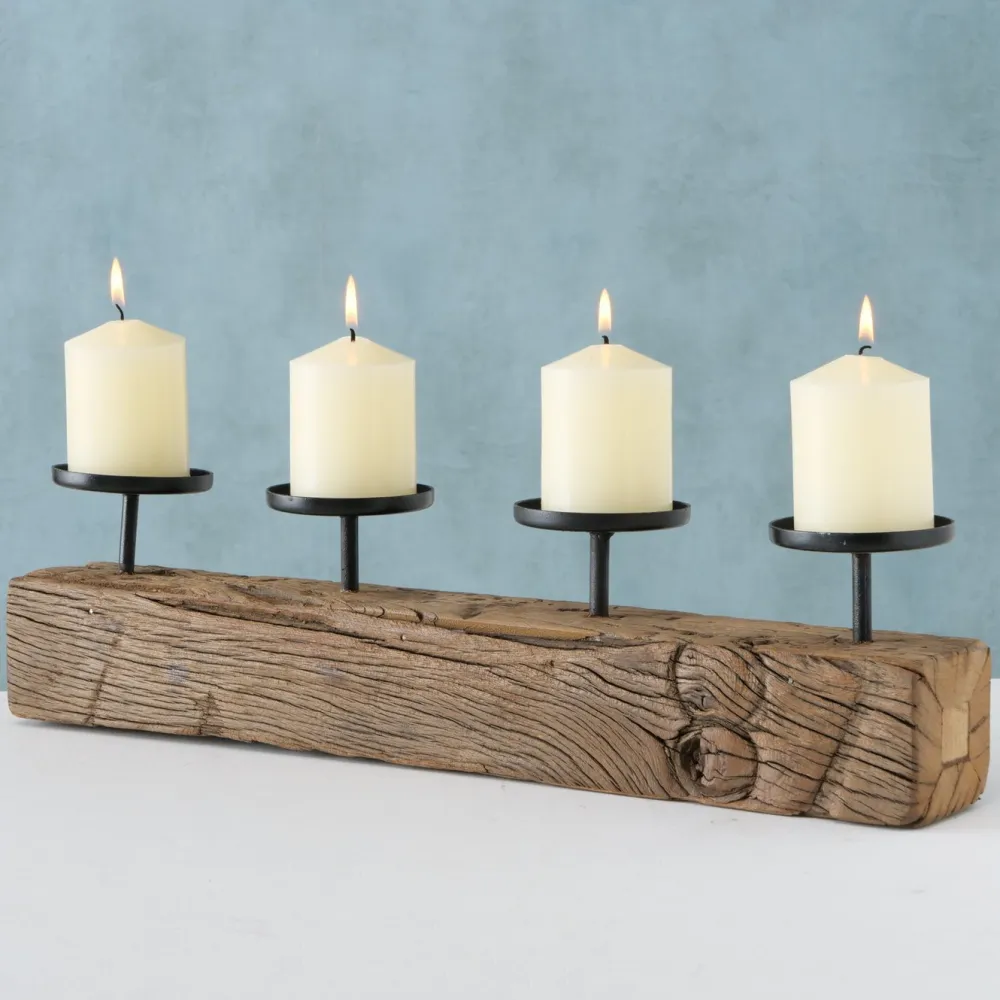 Boltze Weihnachtsdeko-Kerzenleuchter Solea
