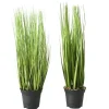 Boltze Kunstblumen & Kunstpflanzen-Kunst Topfpflanze Gras