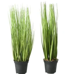 Boltze Kunstblumen & Kunstpflanzen-Kunst Topfpflanze Gras