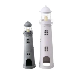 Boltze Laternen-Leuchtturm Laterne Sylt 2er