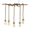 Boltze Deckenlampen-Pendelleuchte Toko Jute