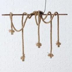 Boltze Deckenlampen-Pendelleuchte Toko Jute