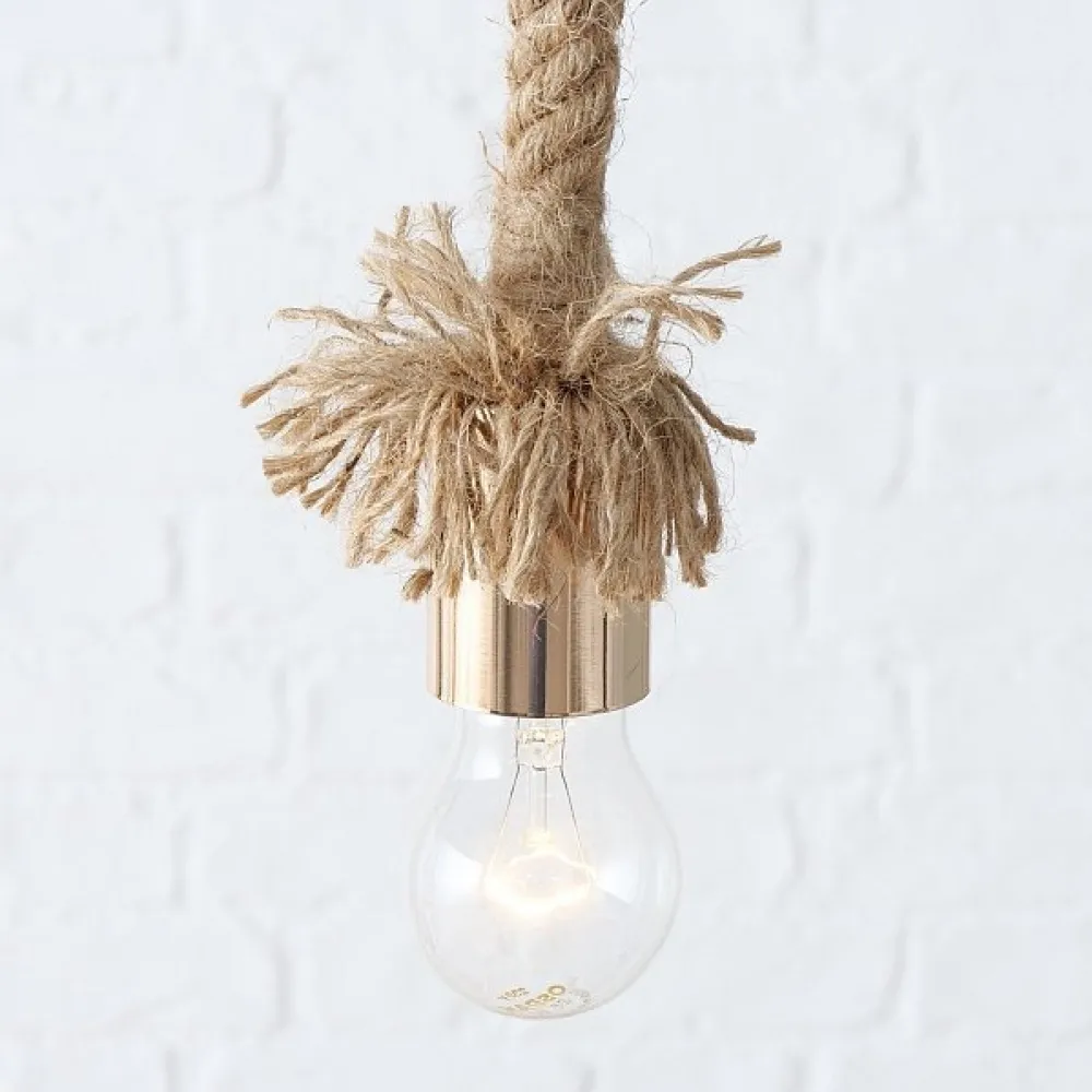 Boltze Deckenlampen-Pendelleuchte Toko Jute
