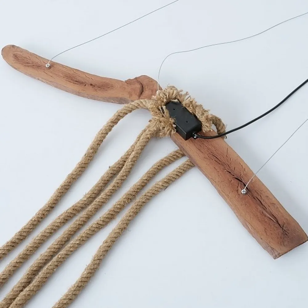 Boltze Deckenlampen-Pendelleuchte Toko Jute