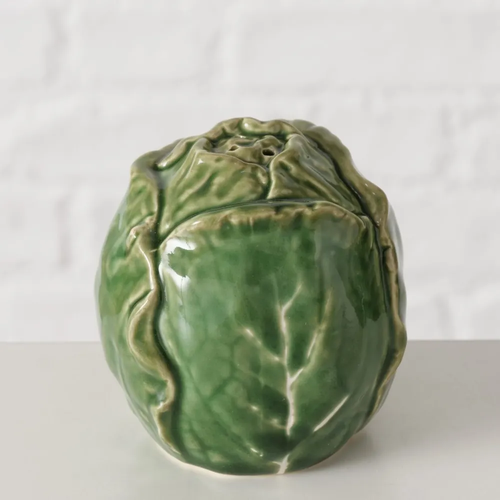 Boltze Geschirr & Tischdeko Skandinavisch-Streuer-Set Cabbage 2-teilig