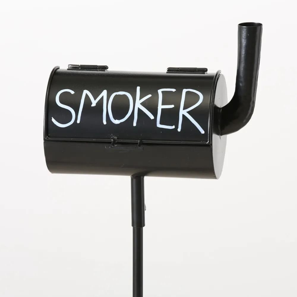 Boltze Gartendekoration-Sturmaschenbecher Smoker auf Stab