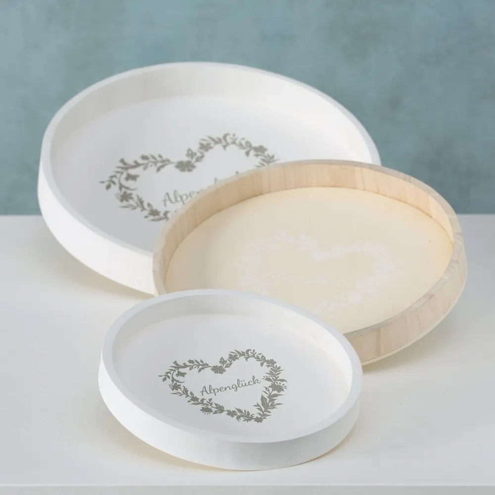 Boltze Tabletts|Kerzentabletts-Tablett Berta 3er Set