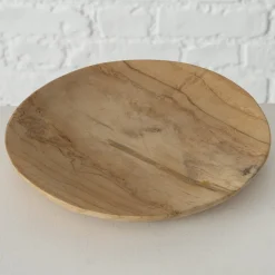 Boltze Servierplatten & Bretter|Teller-Teakholz Tellerset Kallie