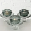 Boltze Teelichthalter-Teelichthalter Phyllis 3er Set