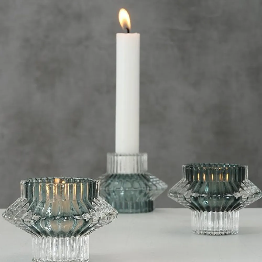 Boltze Teelichthalter-Teelichthalter Phyllis 3er Set