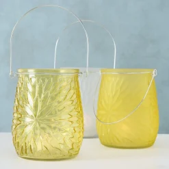 Boltze Teelichthalter-Teelichthalter Teelichtglas Mela 3er Set