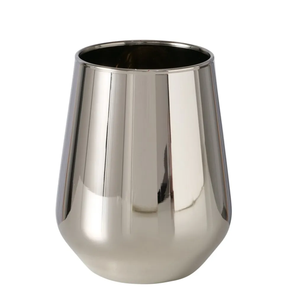 Boltze Trinkgläser|Geschirr & Tischdeko Skandinavisch-Trinkglas Adora metallic