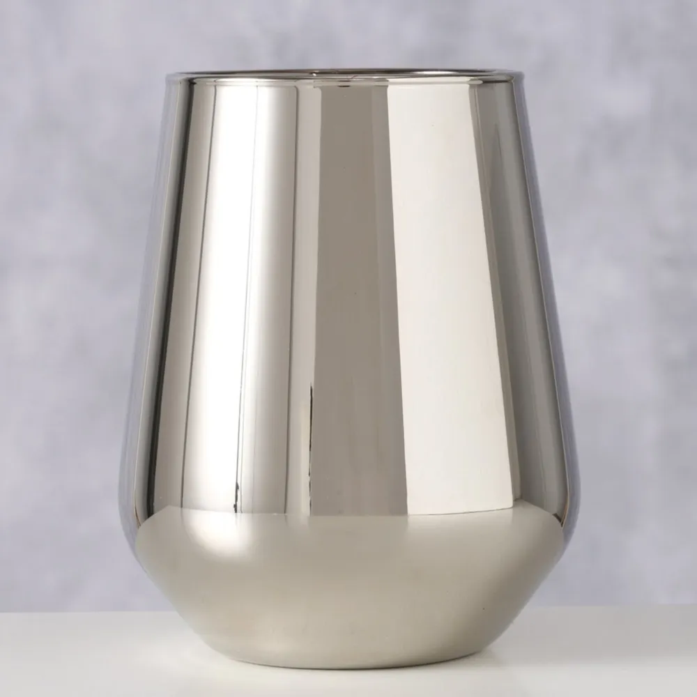 Boltze Trinkgläser|Geschirr & Tischdeko Skandinavisch-Trinkglas Adora metallic