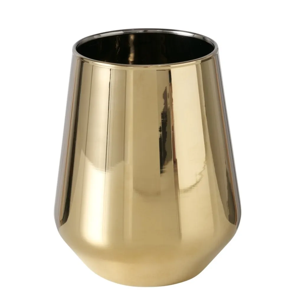 Boltze Trinkgläser|Geschirr & Tischdeko Skandinavisch-Trinkglas Adora metallic