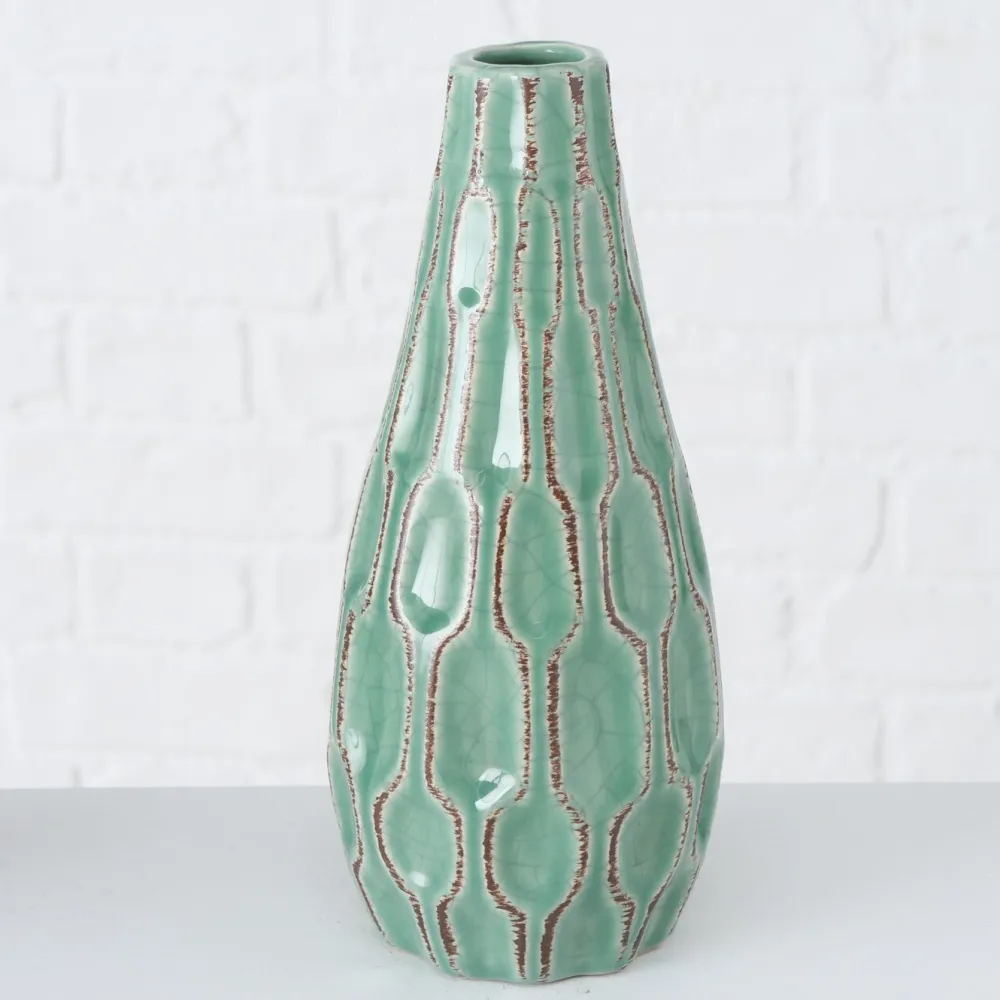 Boltze Vasen-Vase Lenja 2er Set grün