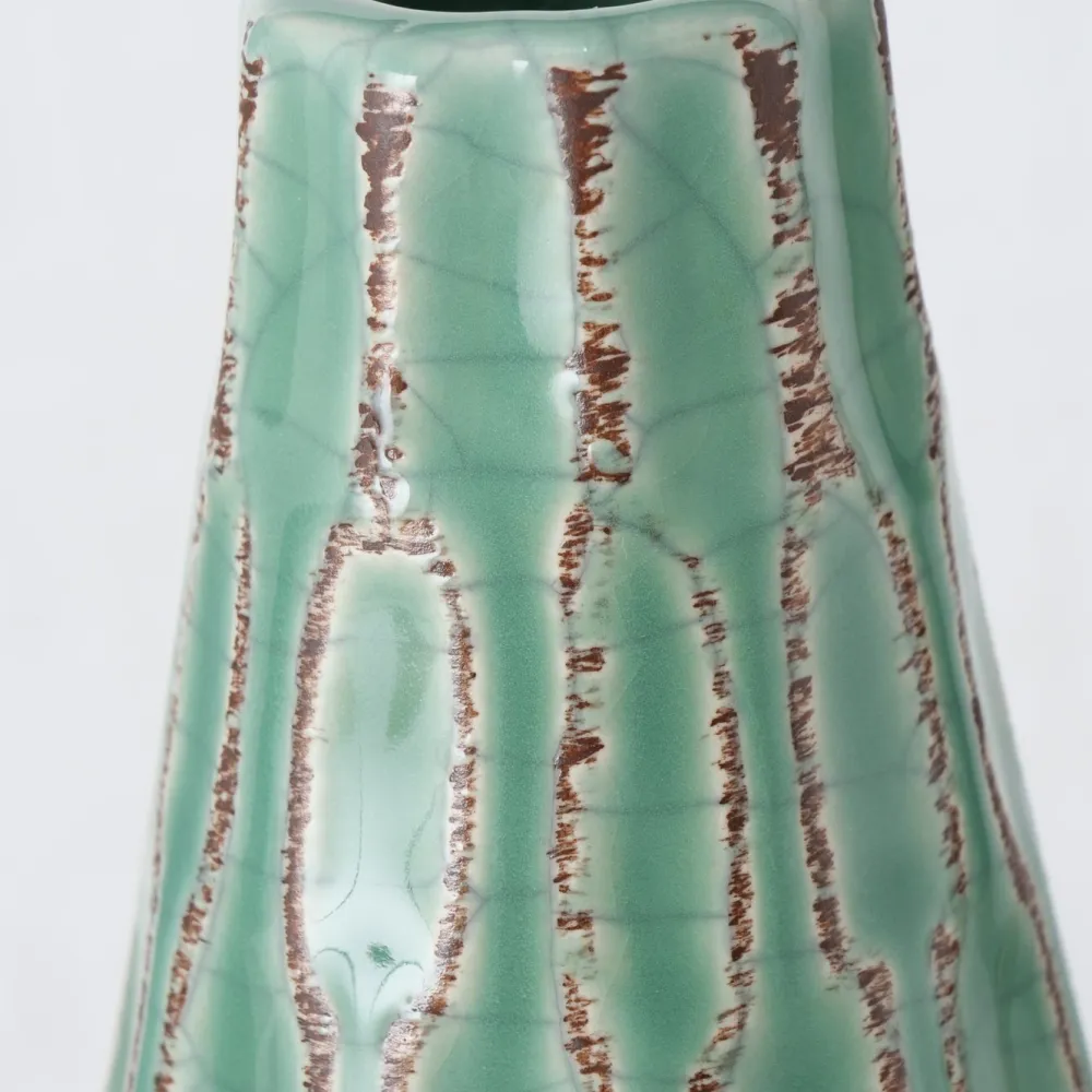 Boltze Vasen-Vase Lenja 2er Set grün