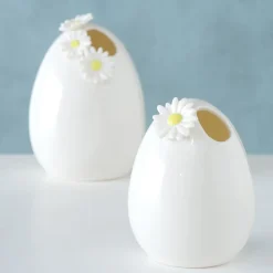Boltze Oster-Deko|Vasen-Vase Little Flower, 2 tlg