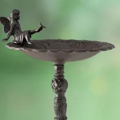 Boltze Vogelzubehör-Vogeltränke Vogelbad Fee Gusseisen