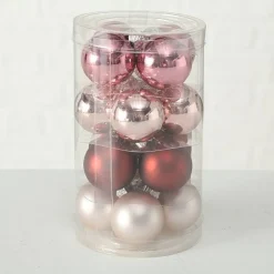 Boltze Weihnachtsdeko-Weihnachtskugeln Ø 4 cm, 16 tlg