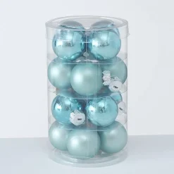 Boltze Weihnachtsdeko-Weihnachtskugeln Ø 4 cm, 16 tlg