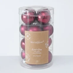 Boltze Weihnachtsdeko-Weihnachtskugeln Ø 4 cm, 16 tlg