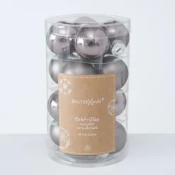 Boltze Weihnachtsdeko-Weihnachtskugeln Ø 4 cm, 16 tlg