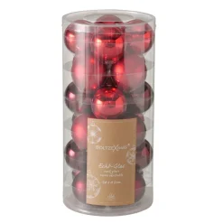 Boltze Weihnachtsdeko-Weihnachtskugeln Ø 6 cm, 24 tlg