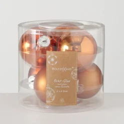 Boltze Weihnachtsdeko-Weihnachtskugeln Ø 8 cm, 6 tlg