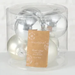 Boltze Weihnachtsdeko-Weihnachtskugeln Ø 8 cm, 6 tlg