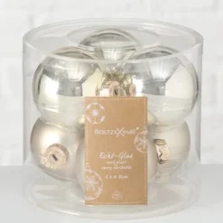 Boltze Weihnachtsdeko-Weihnachtskugeln Ø 8 cm, 6 tlg