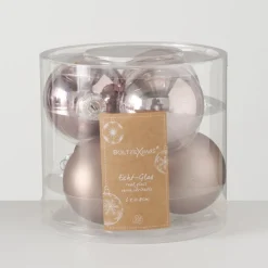 Boltze Weihnachtsdeko-Weihnachtskugeln Ø 8 cm, 6 tlg