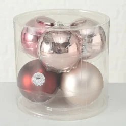 Boltze Weihnachtsdeko-Weihnachtskugeln Ø 8 cm, 6 tlg