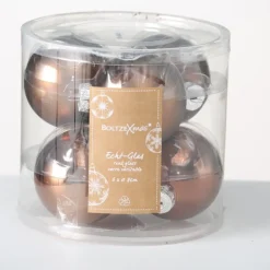 Boltze Weihnachtsdeko-Weihnachtskugeln Ø 8 cm, 6 tlg