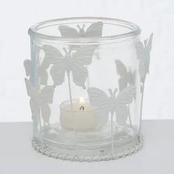 Boltze Teelichthalter-Windlicht Elsa