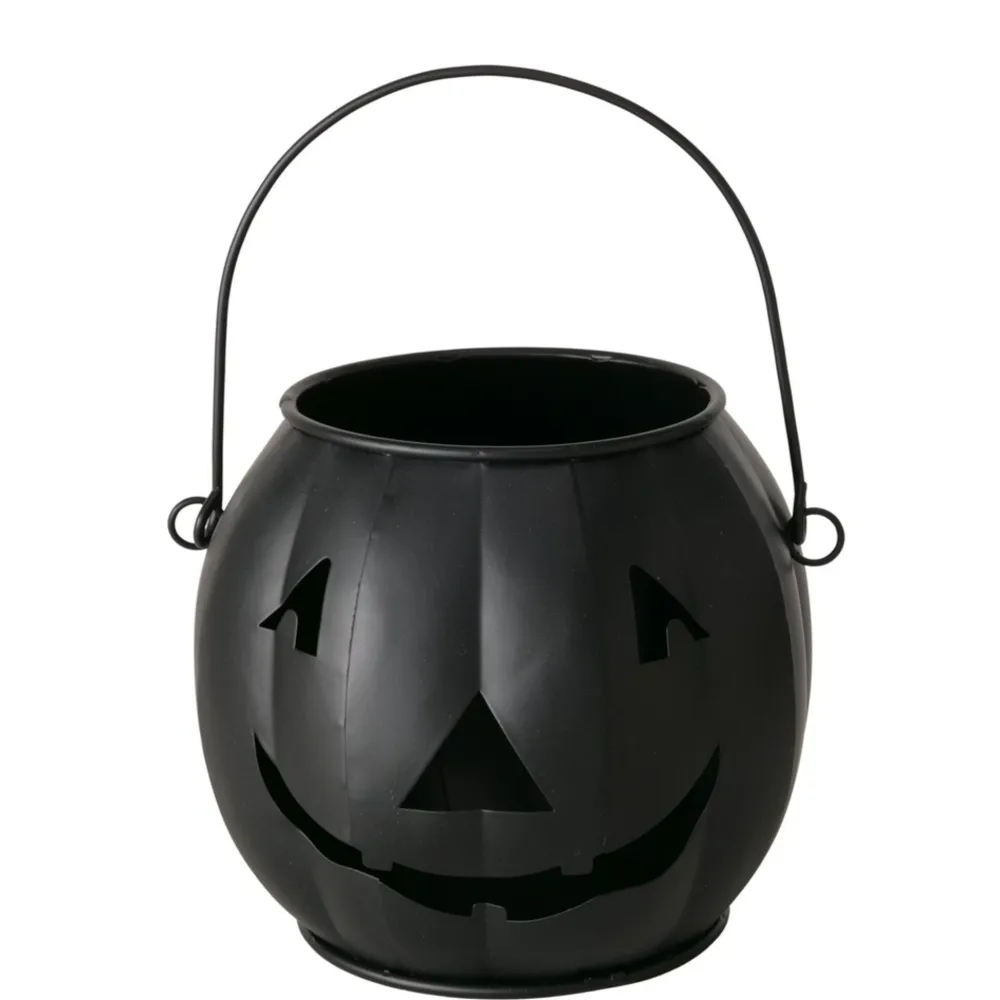 Boltze Herbstdeko|Windlichter-Windlicht Grimasi Kürbis Halloween