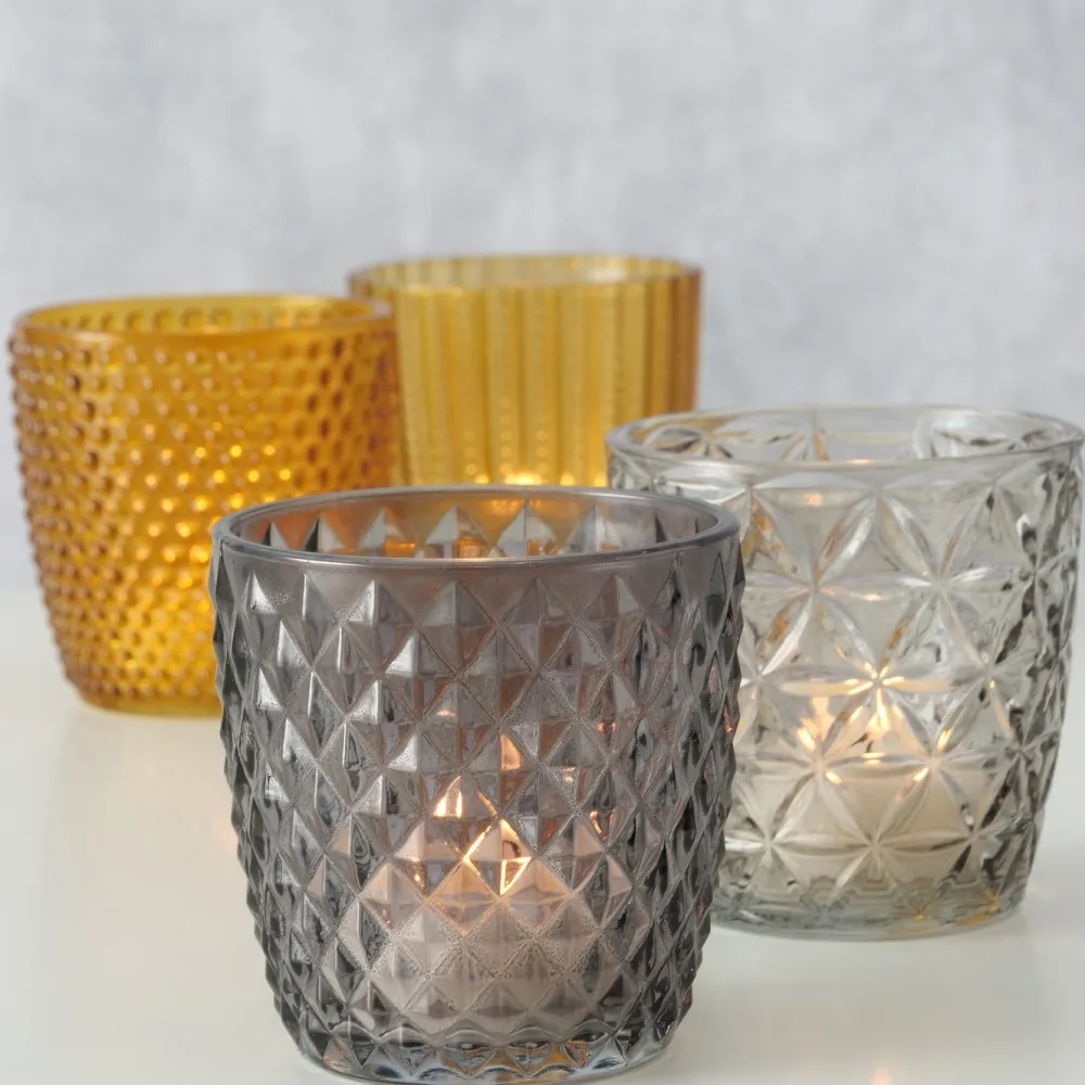Boltze Windlichter|Teelichthalter-Windlicht Marilu 4er Set