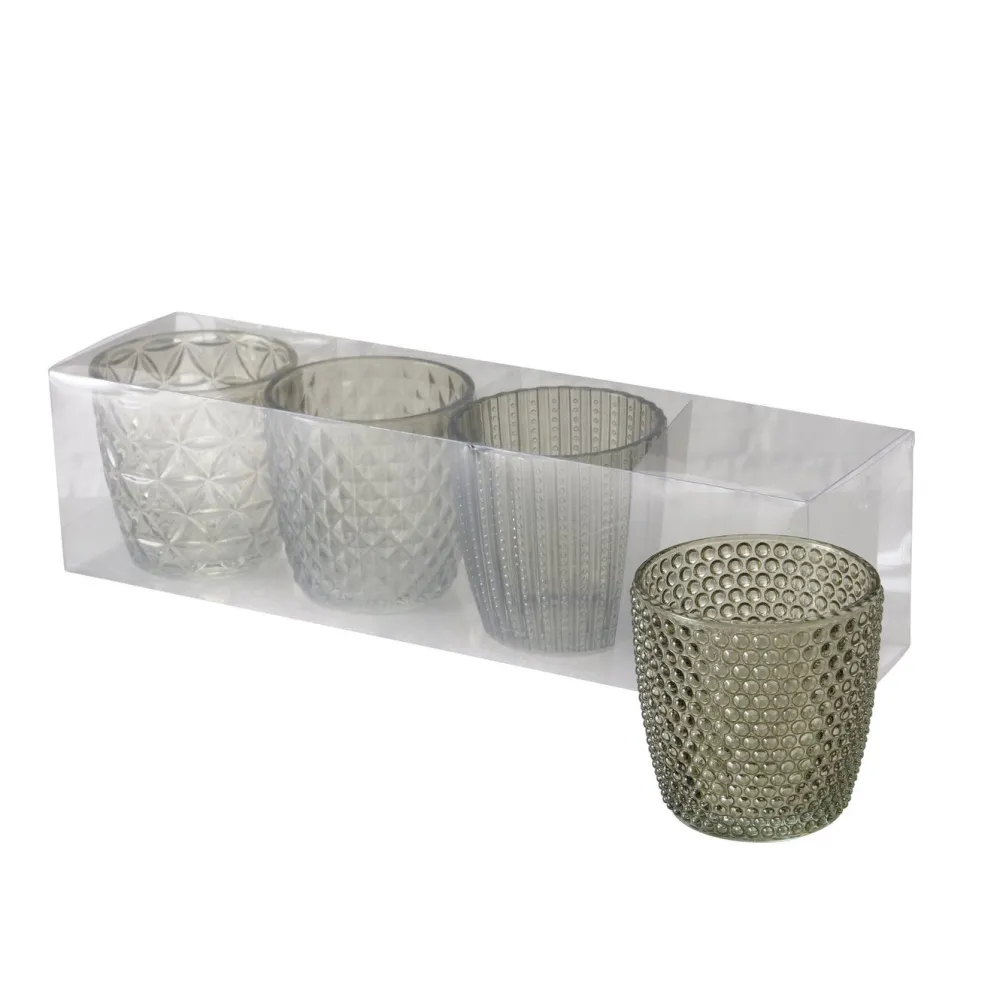 Boltze Windlichter|Teelichthalter-Windlicht Marilu 4er Set