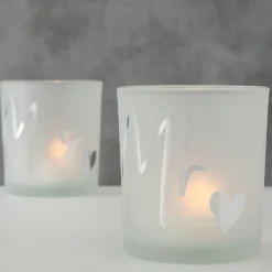Boltze Windlichter|Geschirr & Tischdeko Skandinavisch-Windlicht Marry 2er Set