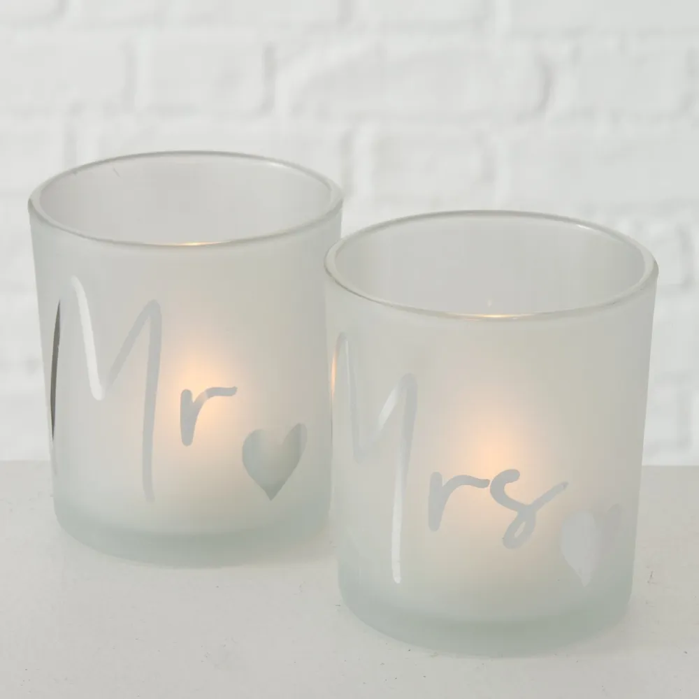 Boltze Windlichter|Geschirr & Tischdeko Skandinavisch-Windlicht Marry 2er Set