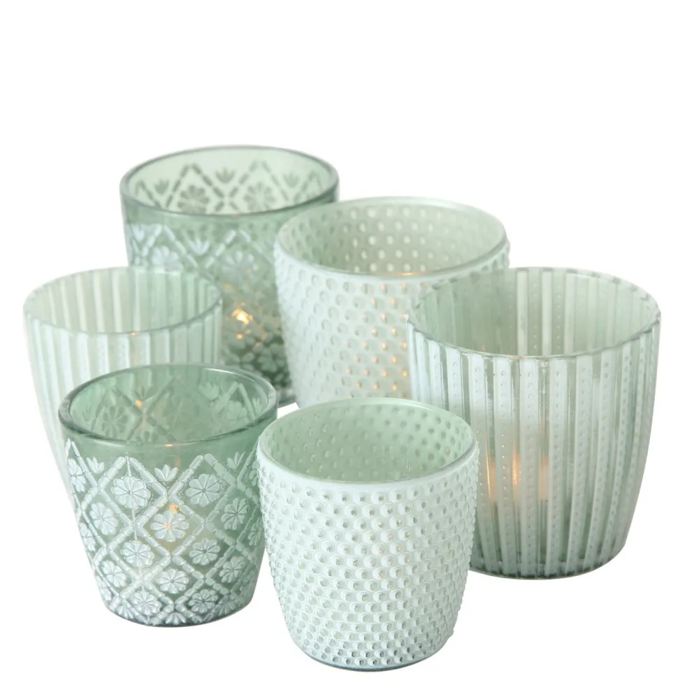 Boltze Windlichter-Windlicht Patty 6er-Set