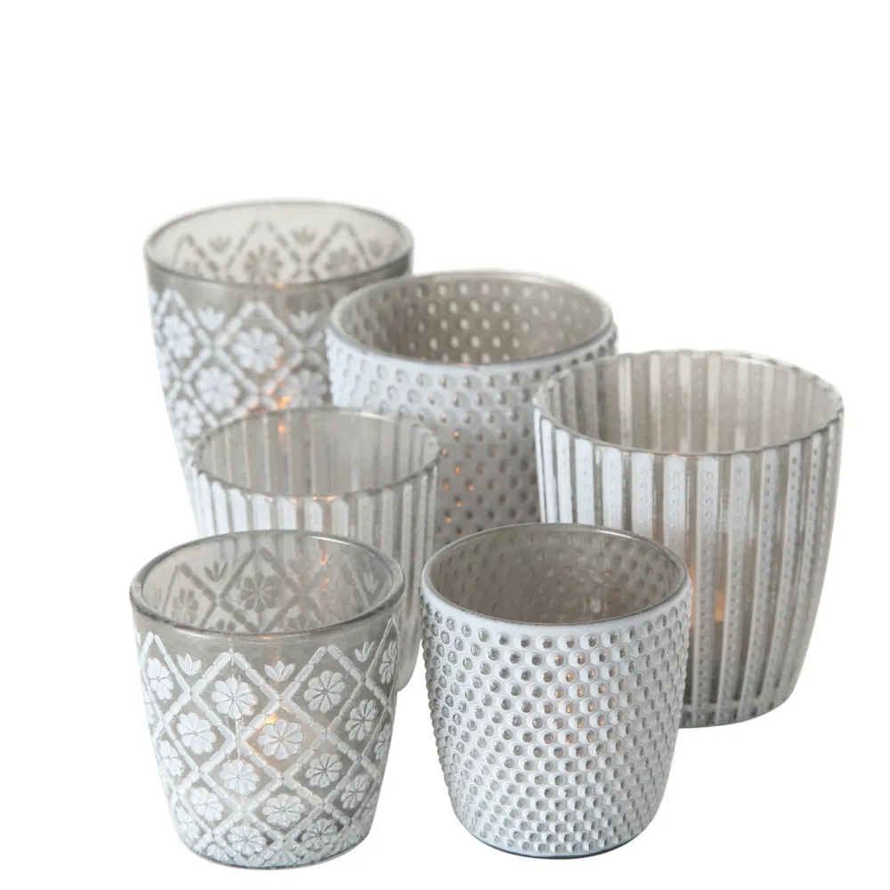 Boltze Windlichter-Windlicht Patty 6er-Set