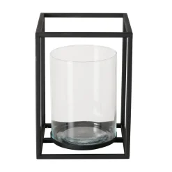 Boltze Windlichter-Windlicht Quantum Metall, Glas