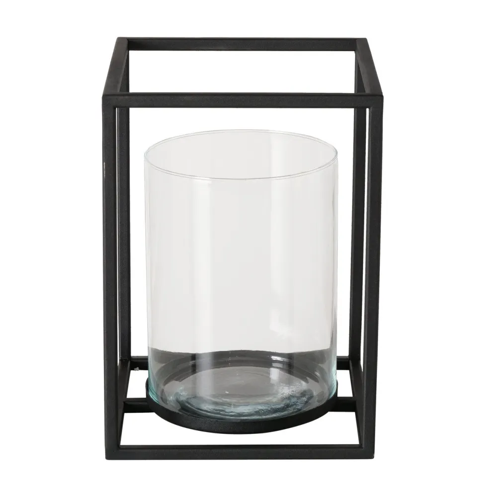 Boltze Windlichter-Windlicht Quantum Metall, Glas