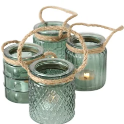 Boltze Teelichthalter|Windlichter-Windlicht Trax 4er Set