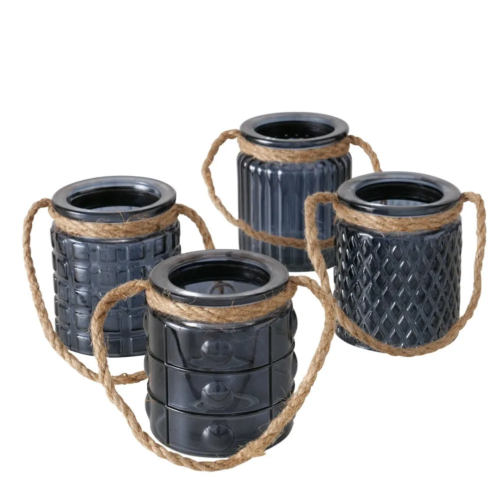 Boltze Teelichthalter|Windlichter-Windlicht Trax 4er Set