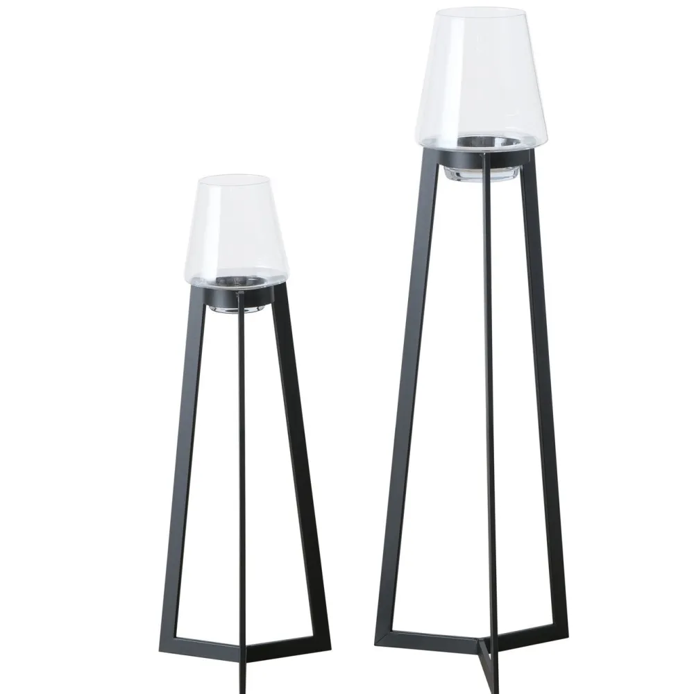 Boltze Windlichter-Windlicht Tulia, 2er-Set