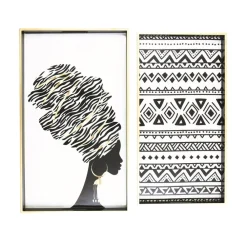 byRoom Tabletts-Tablett 2er Set African