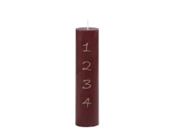 Chic Antique Weihnachtsdeko|Weihnachts- & Adventskerzen-Adventskerze mit Druck 1-4