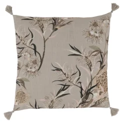 Chic Antique Kissen & Kissenbezüge-Aix Kissenbezug Blumenmotiv 2 mit Quasten